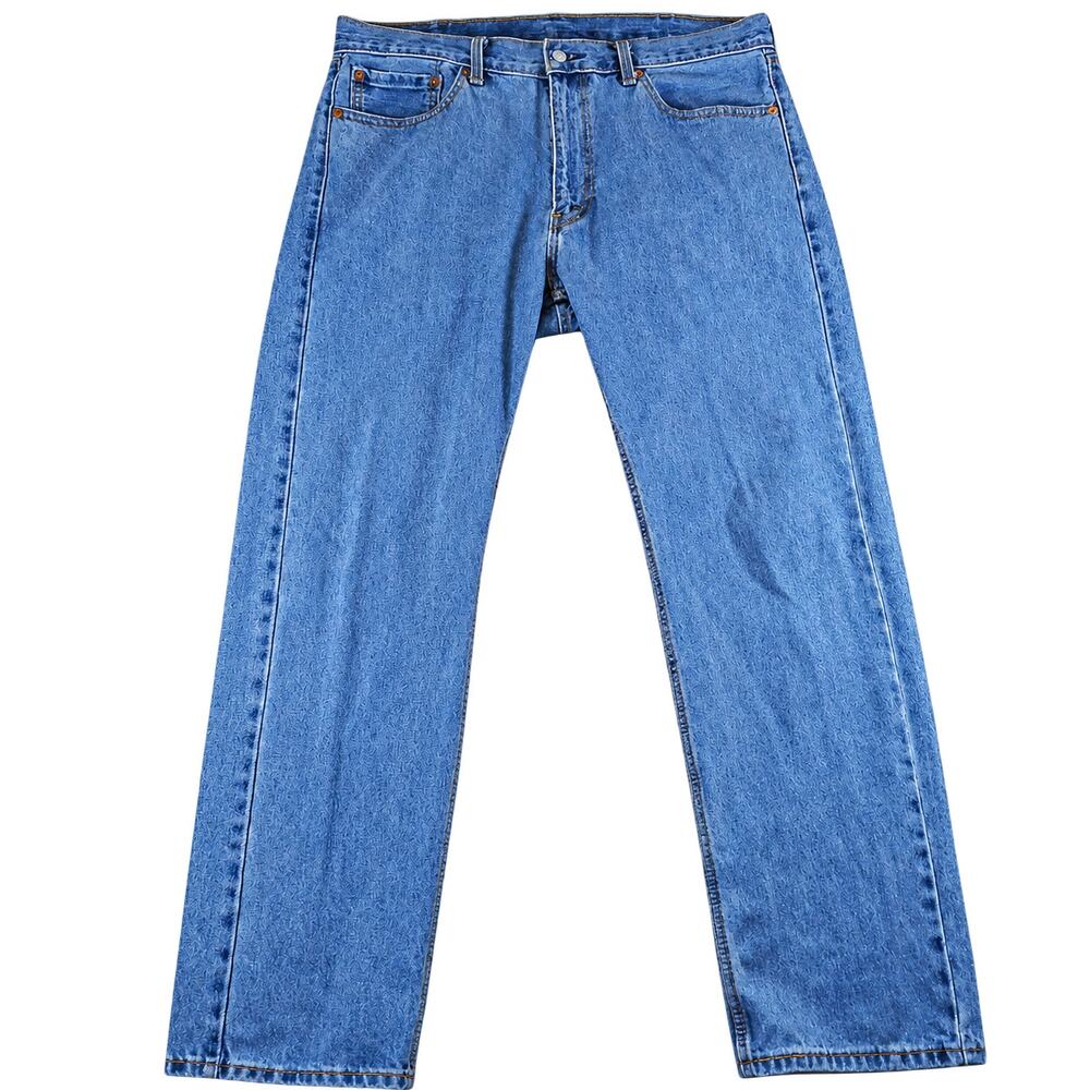 Levi’s 505 Regular Fit Jeans Mens 38x32 Medium Wash Straight Leg Cotton